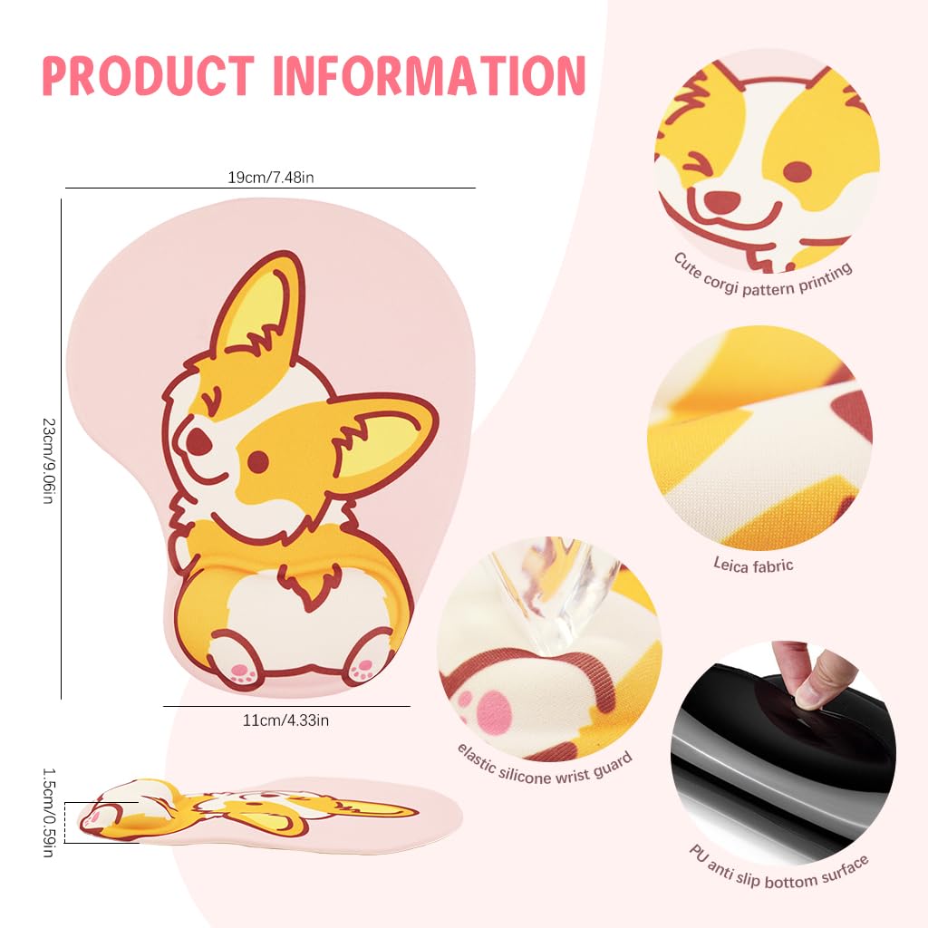 ZORBES Ergonomic Mouse Pad ZORBES Ergonomic Mouse Pad